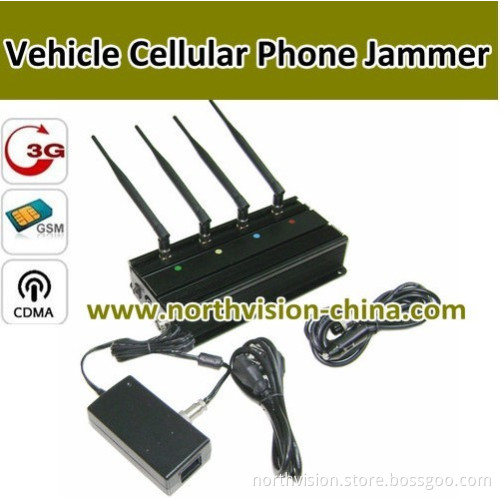 10W 3G High Power Vehicle Mounted Cellphone Jammer (NG-111A)